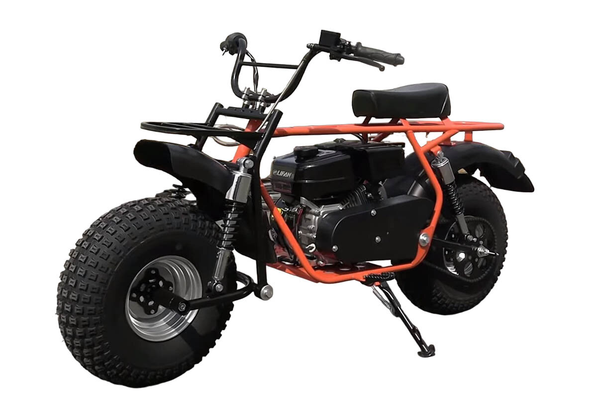 Мотоцикл скаут сафари 3-7 BIGFOOT (передняя подвеска + 2 зад. аморт, 7,0 л. с, редуктор)