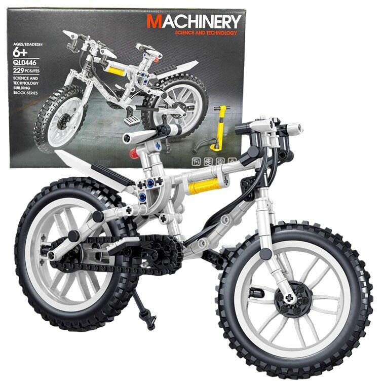 QL0446 Конструктор Technic Machinery, Велосипед техник 229 деталей