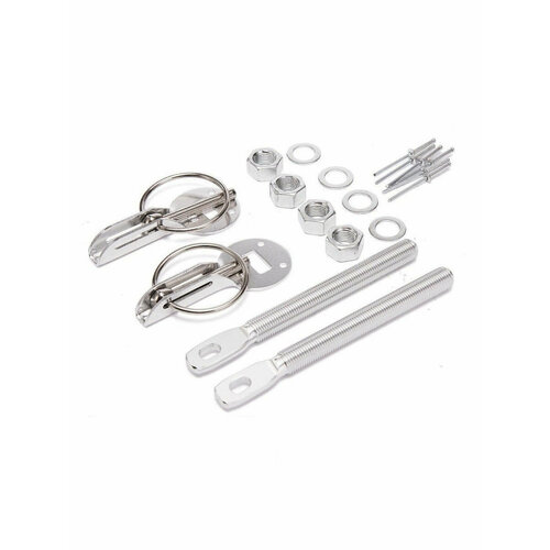 Замок на капот спортивный хром 3000₽