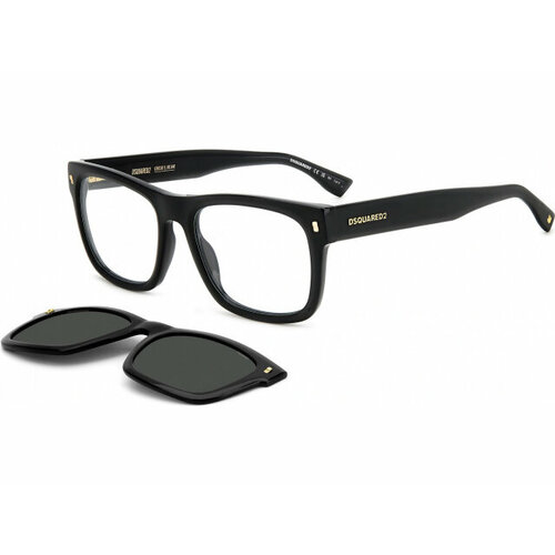 Оправа с солнцезащитным клипоном DSQUARED2 D2 0100/CS 807 Black (DSQ-20607080755M9)