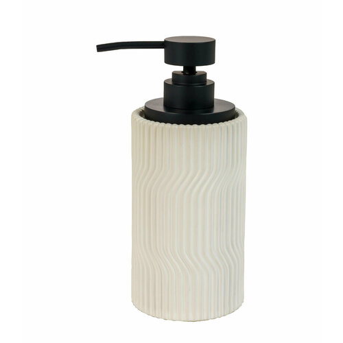 Дозатор Cipi, Empire, размер 7,5 х h17,8 см, цвет белый/черный