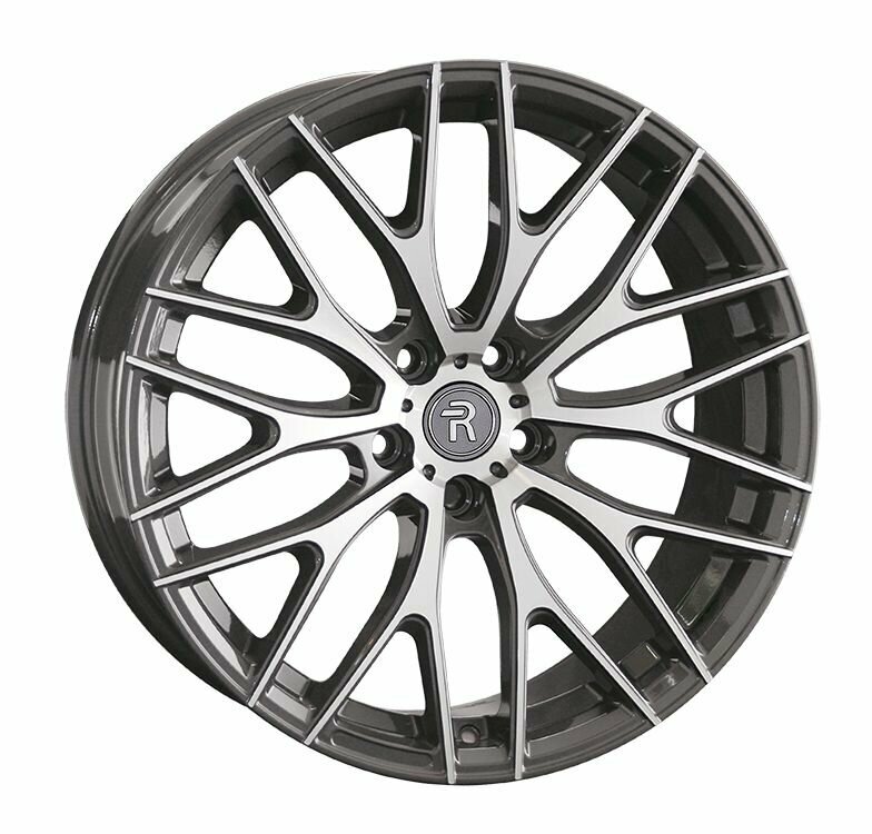 Колесный диск Replay MR299 19x8.5" PCD5x112 ET31,5 D66,6 темно-серый глянцевый с полированными лучами