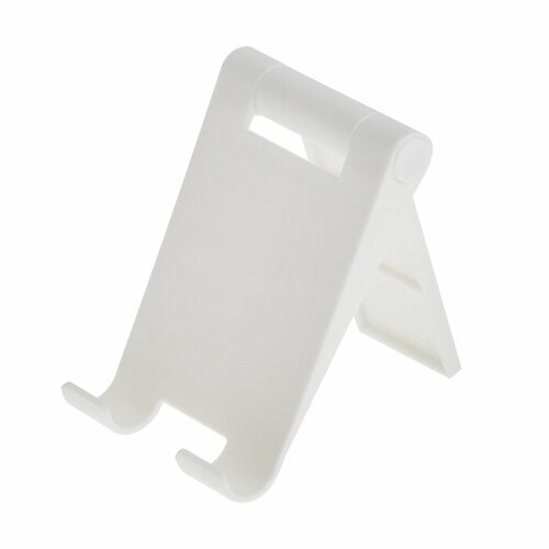 Подставка для телефона LuazON складная регулируемая белая 335₽