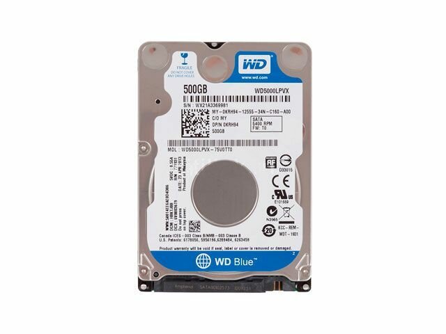 Внутренний жесткий диск Western Digital WD5000LPVX 500 Гб