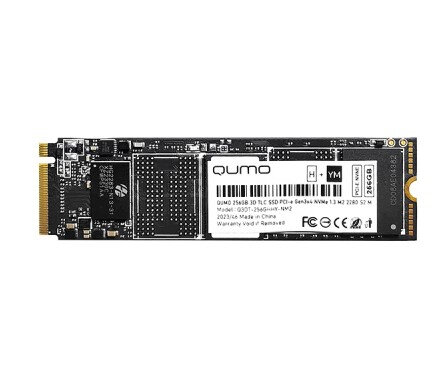 Накопитель SSD Qumo QM Novation PCIe NVMe 3.0 x4 M.2 2280 256GB