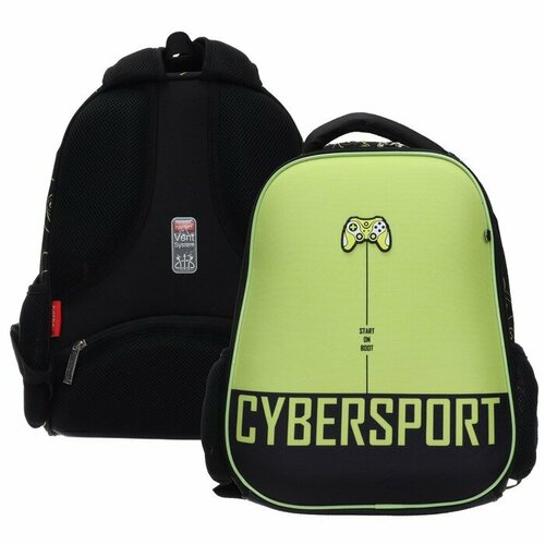 Hatber Рюкзак каркасный Hatber Ergonomic light CYBER SPORT, 38 х 29 х 12,5 см