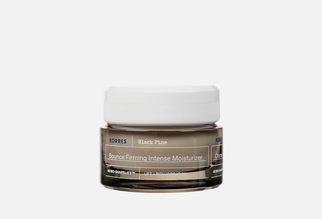 Дневной крем для лица Korres, BLACK PINE 4D BioShapeLift Bounce Firming Intense Moisturiser 40мл