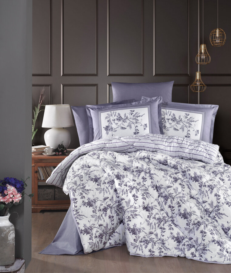 KARVEN Одеяло-покрывало Montera цвет: лиловый (180х240 см)
