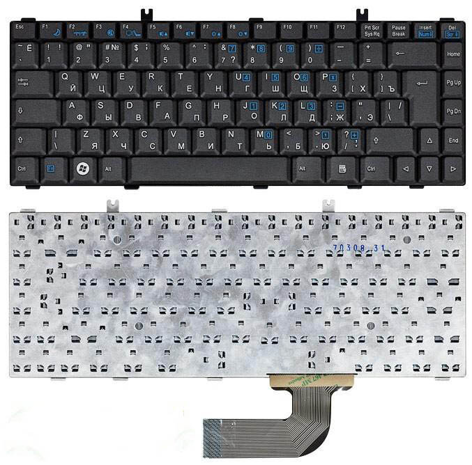 Клавиатура для ноутбука Fujitsu-Siemens Amilo La1705 черная