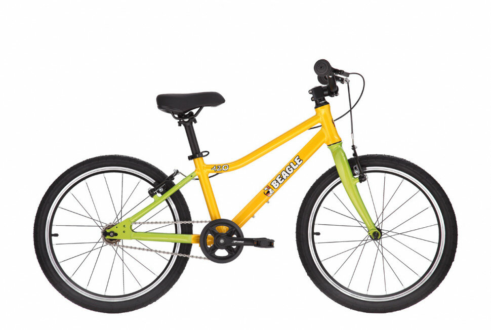 Велосипед Beagle 120X желтый/зеленый