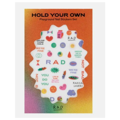 Слайдеры для ногтей playground nail stickers set RAD 900₽