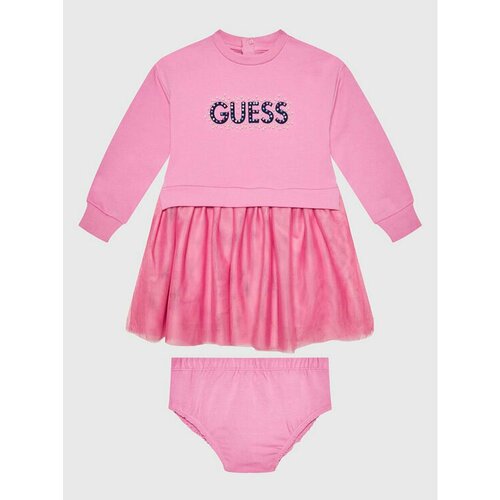 Платье GUESS, размер 12M [METM], розовый