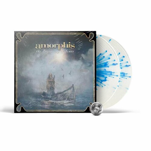Amorphis - The Beginning Of Times (coloured) (2LP) 2022 White Powder Blue Splatter, Limited Виниловая пластинка