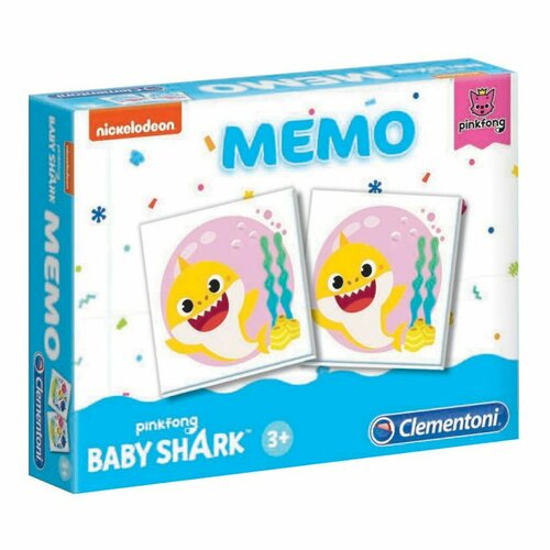 Clementoni. Настольная игра Мемо Baby Shark (Детеныш акулы)