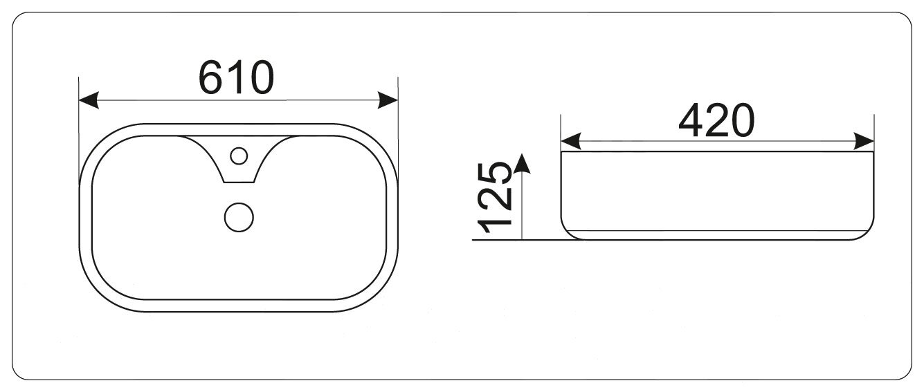 Раковина Ceramalux N 9446