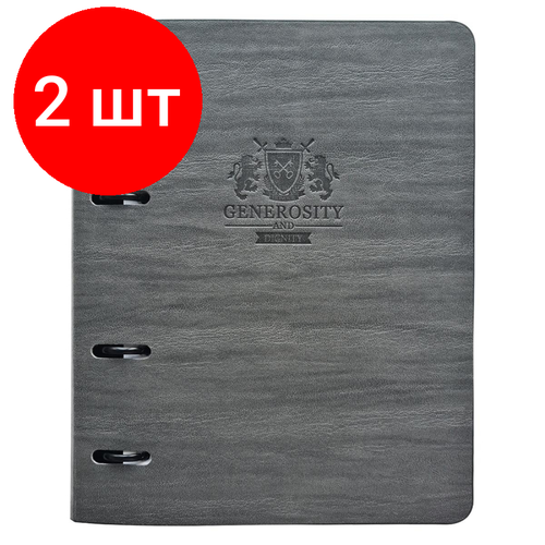 Комплект 2 штук, Бизнес-тетрадь А5, 120л. 175х212мм клетка кольца. Gentlemen N2407 бизнес тетрадь а5 120л 175х212мм клетка кольца gentlemen n2407