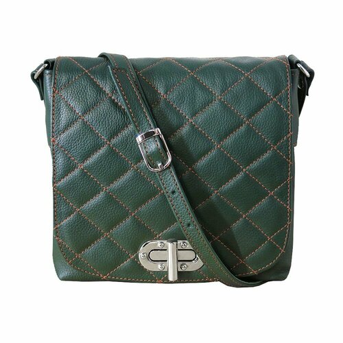 Сумка Alexandr, фактура зернистая, зеленый