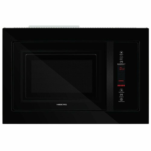 Встраиваемая микроволновая печь HIBERG VM 8505 B 25 л без поворотного стола гриль 5099600₽