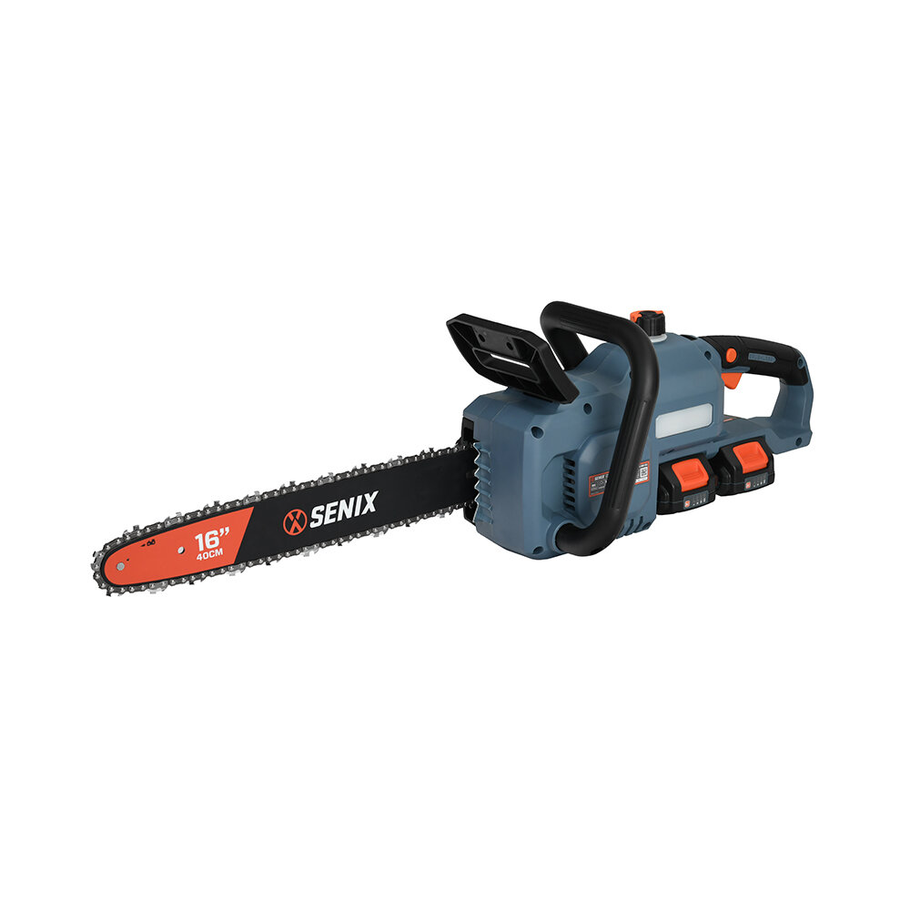 фото Пила цепная аккумуляторная SENIX CSX2-M2-EU (2АКБ 4Ач+ЗУ)