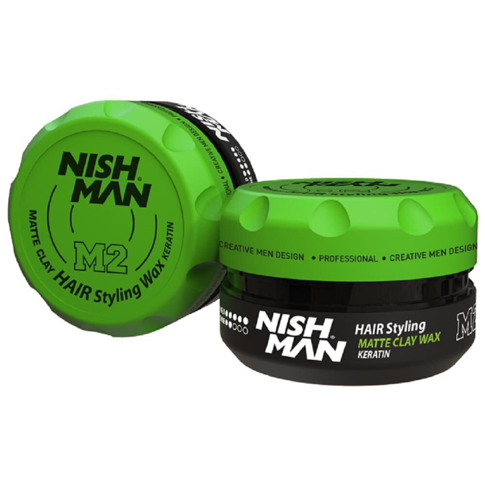 Матовая глина для укладки волос NISHMAN M2 KERATIN 30 мл
