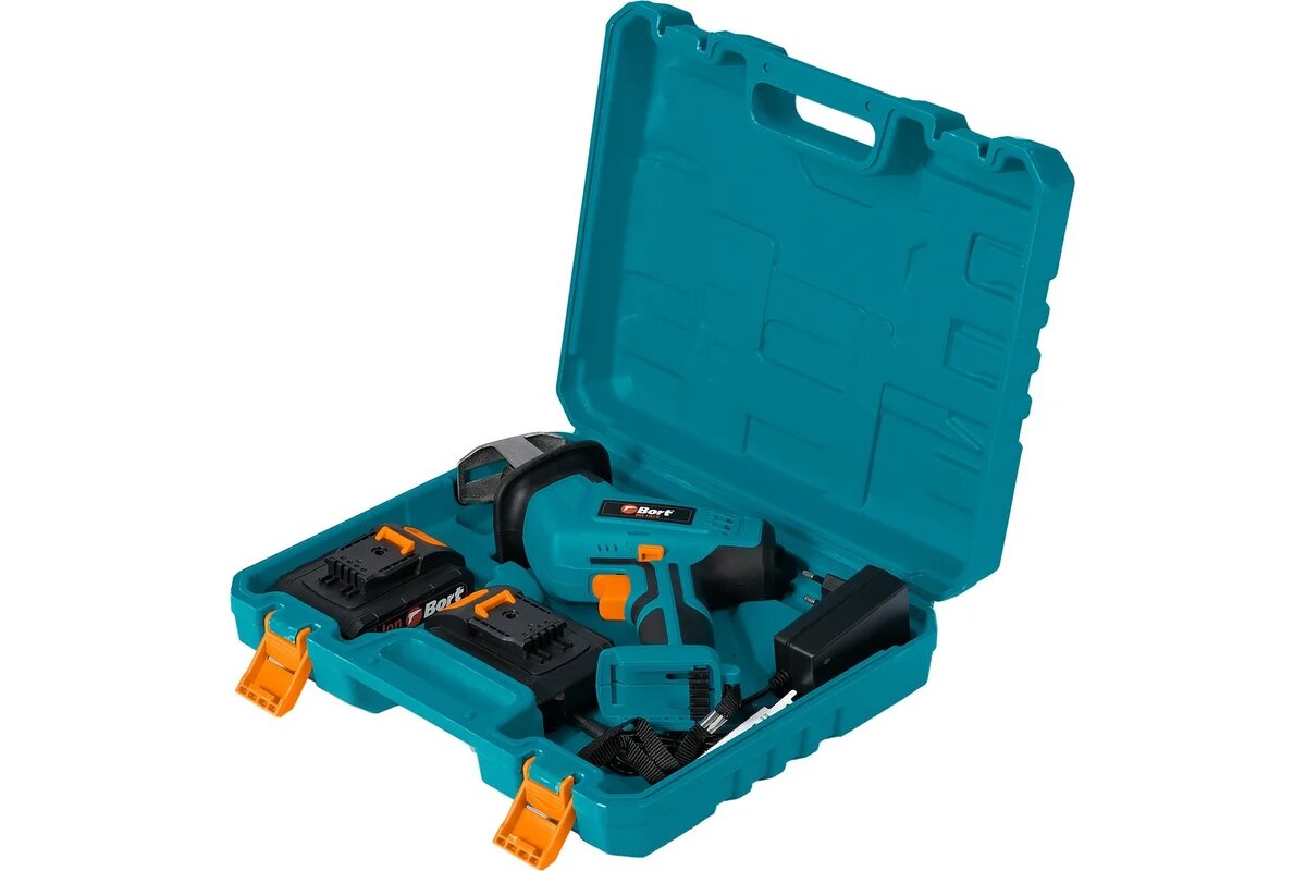 Изображение Пила сабельная BRS-12LI-G, 93410167, 12В. 2 аккум, 1,5Ач, сумка, BORT