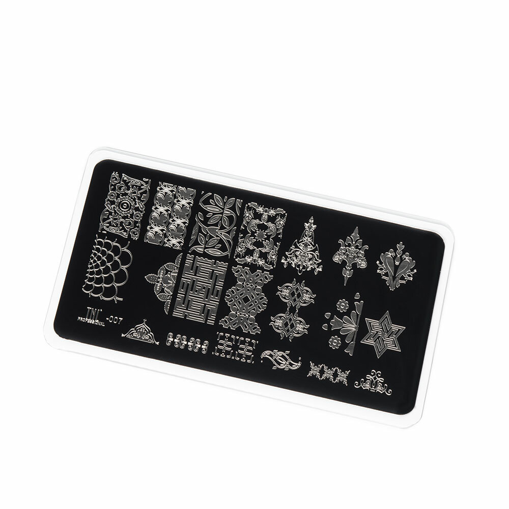 Tnl premium пластина для стемпинга №7 - орнамент