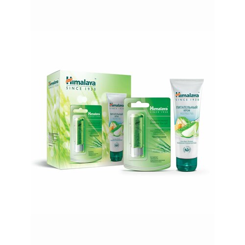 Himalaya Since 1930 Подарочный набор 4 Питательный бальзам для губ 45гр Питательный крем 75мл 300₽