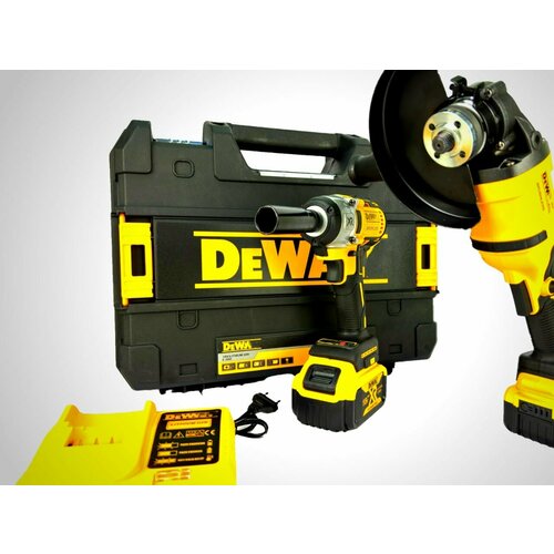 Набор 2в1 УШМболгарка гайковерт 350Нм в надежном кейсе 9990₽