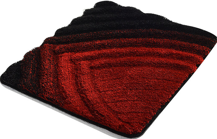 Коврик для ванной комнаты Home Decor Akryl 55х60см акрил ворс 20мм красный CA.02.3296