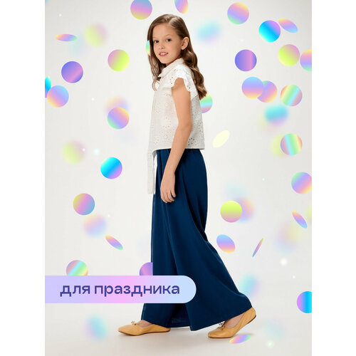 фото Брюки acoola, размер 116, синий