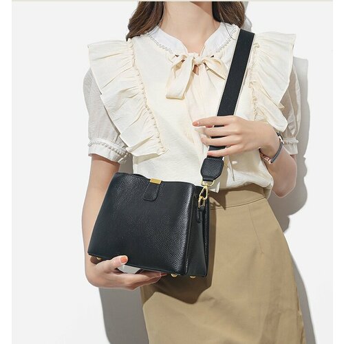 Сумка кросс-боди , фактура гладкая, синий/голубой