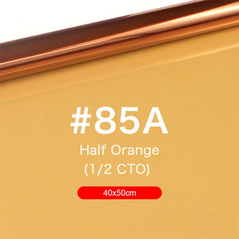 Цветной гелевый фильтр 40*50 см DITIPOO orange 85a