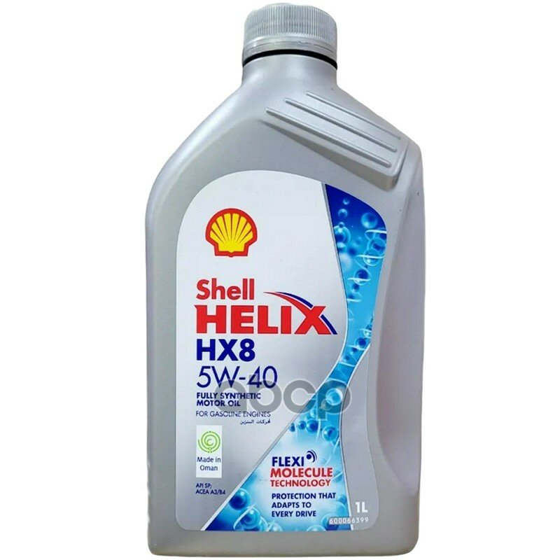 Shell Масло моторное синтетическое Helix HX8 5W40 SP, A3/B4 1л