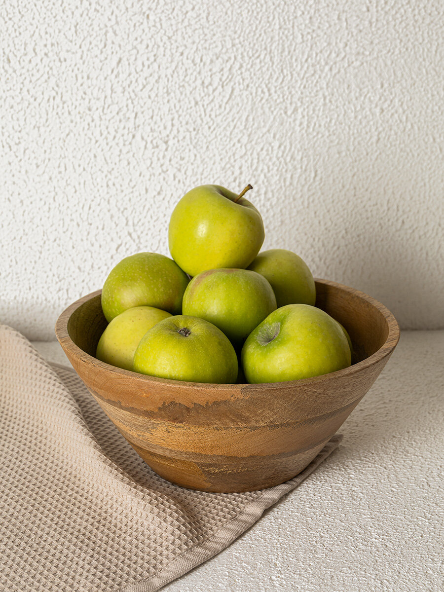 Миска/тарелка для сервировки DeNASTIA манго D25 см, 2250 мл, коричневый, KB00080