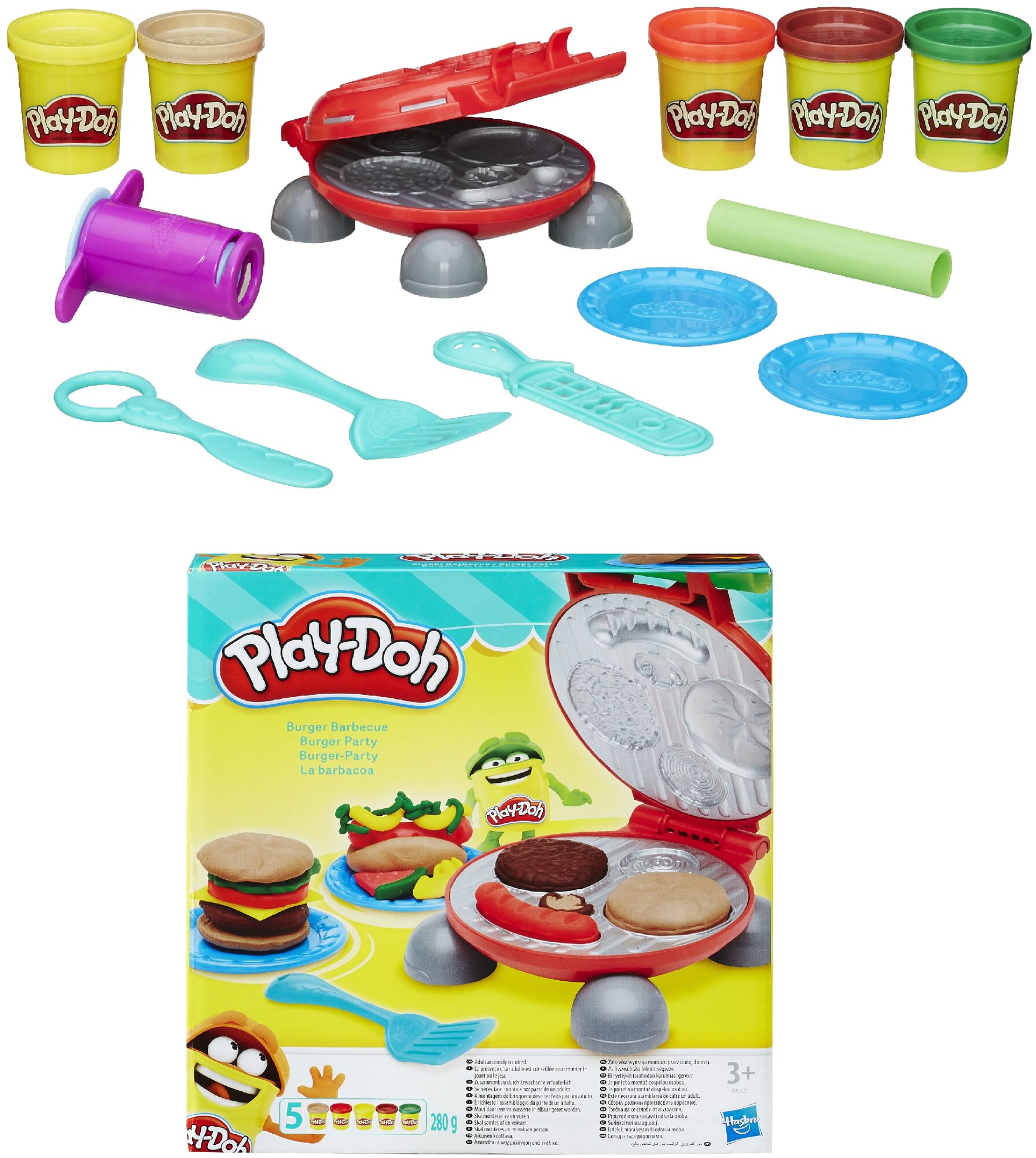 Набор игровой Play-Doh Бургер барбекю - фото №3