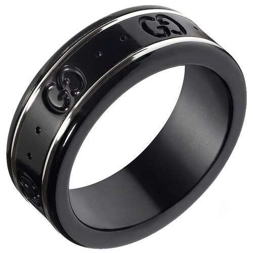 фото Кольцо из керамики с серебряными вставками яхонт ювелирный арт. 266430