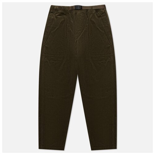 фото Мужские брюки gramicci corduroy loose tapered оливковый , размер xl