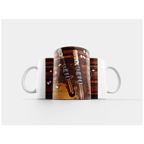 фото Кружка "пробирки, напиток, шоколад" 320 мл lotsprints