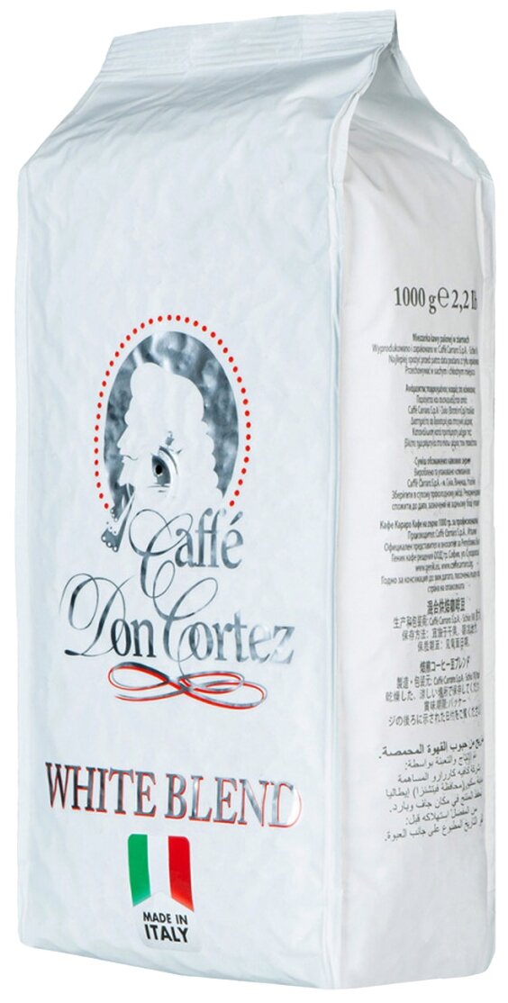 Кофе в зернах Caffe Don Cortez White Blend 1кг - фотография № 3