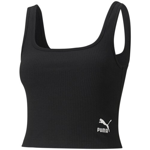 фото Топ puma classics rib bralette черный l 53253701