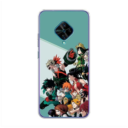 фото Силиконовый чехол "boku no hero academia" на vivo vivo v17 / виво v17 case place