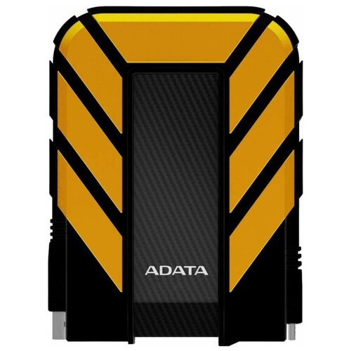 Внешний жесткий диск 1Tb A-Data DashDrive Durable HD710Pro черный/желтый USB 3.0 (ahd710p-1tu31-cyl) adata hd680 external hard drive 1 tb blue gaming hdd drive usb cable management strong military grade