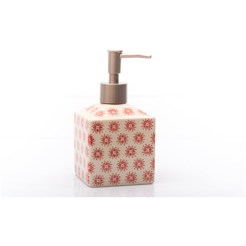 Дозатор для жидкого мыла с красным декором 2500₽