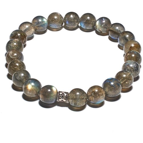 Крупный браслет из лабрадора (d 8мм)