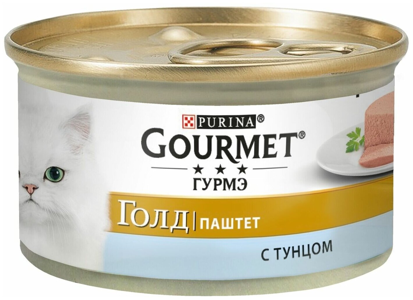Purina Gourmet Gold Консервированный корм для кошек, паштет с тунцом, 12 x 85 г - фотография № 2