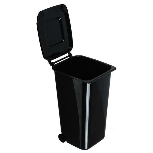 --- Контейнер под мелкий мусор, 8×10×15.5 см, черный