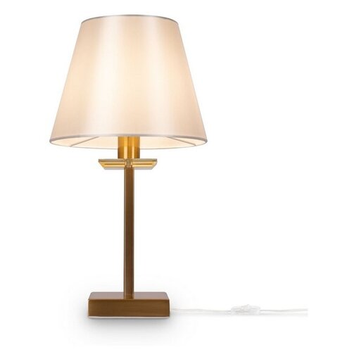фото Интерьерная настольная лампа с выключателем forte fr1006tl-01g (freya)