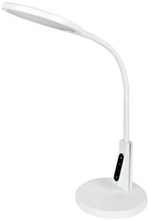 Настольная лампа Camelion LED KD-836 C01 белый,7Вт,230В,450лм,сенс.рег.ярк и цвет.темп,USB-5В,1А )