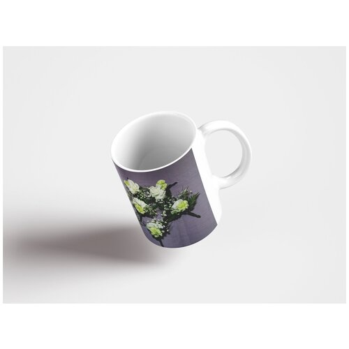 фото Кружка "бутоньерка, свадьба, цветы" 320 мл lotsprints