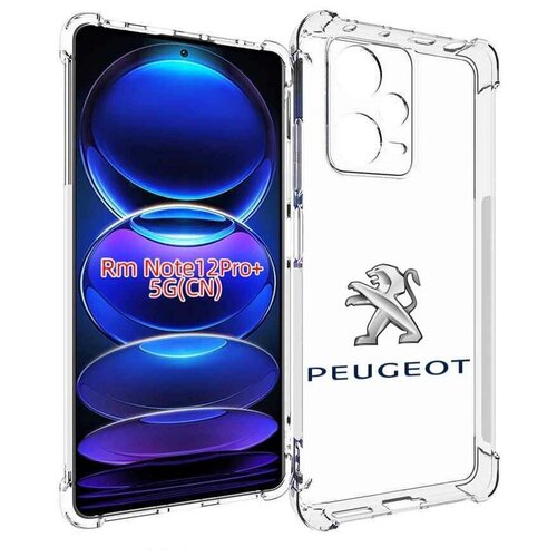 Чехол MyPads peugeot-пежо-3 мужской для Xiaomi Redmi Note 12 Pro + Plus задняя-панель-накладка-бампер